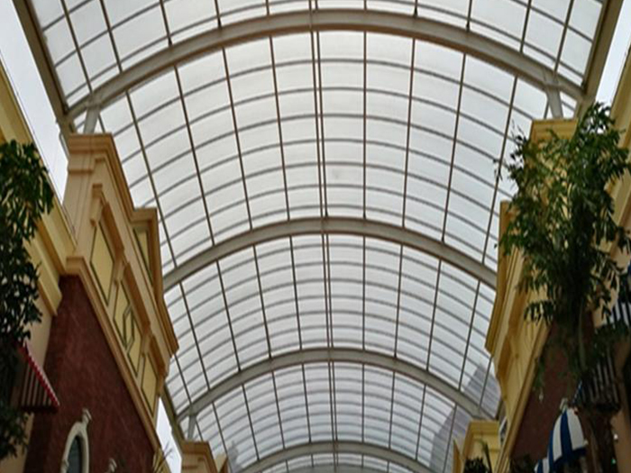 昌平屋面网架顶棚吊装方案